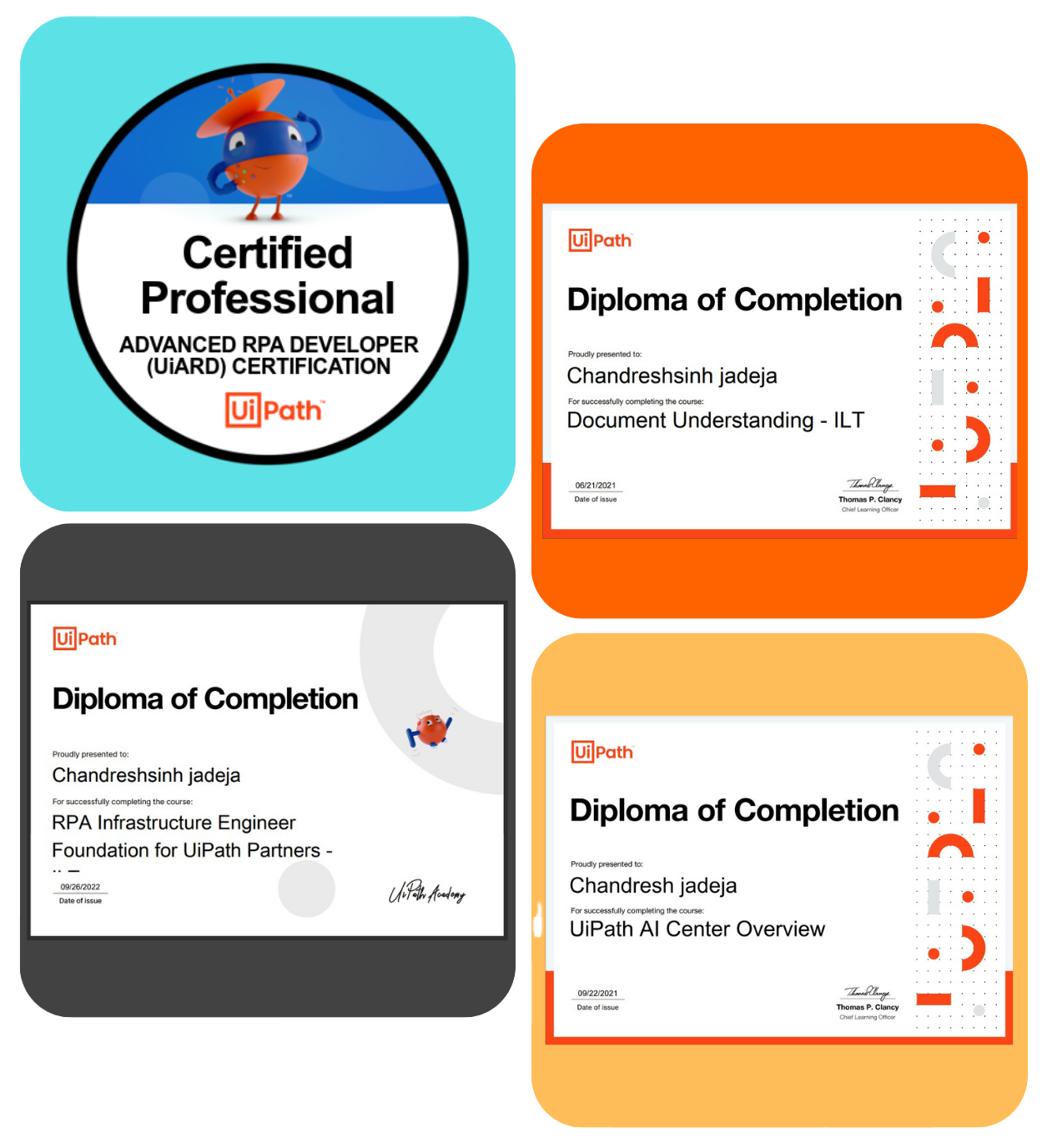 UiPath Certificates